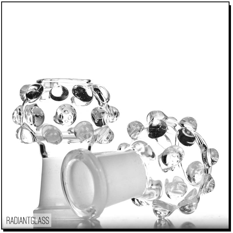 Smoking Pipes CC-46 glass beads dome 14mm ground joint for use in any bong or bubbler