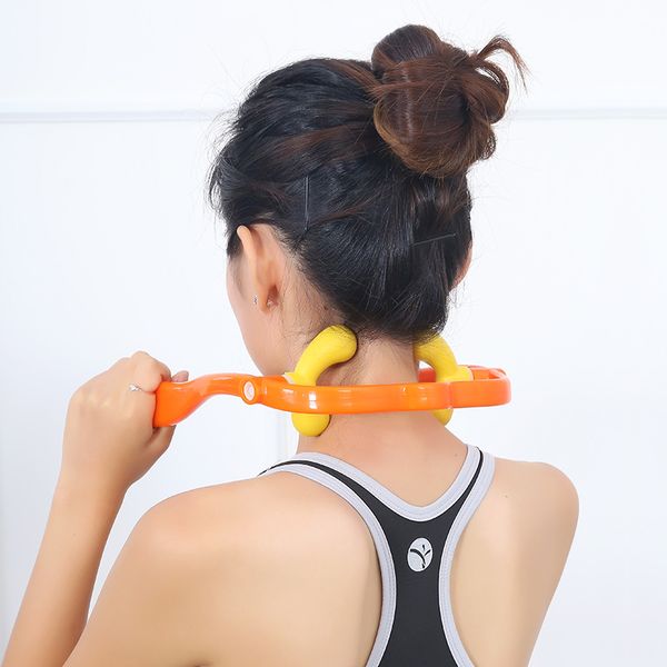 Free shipping neck massager Cervical spine Kneading massage Household Multifunction massage waist Shoulder Multi-touch massager toy