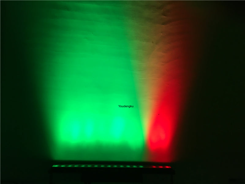 6 pieces 18*15w rgbwa 5in1 Pixel led IP65 outdoor bar lights 5in1 led wall washer outdoor linear led wall washer