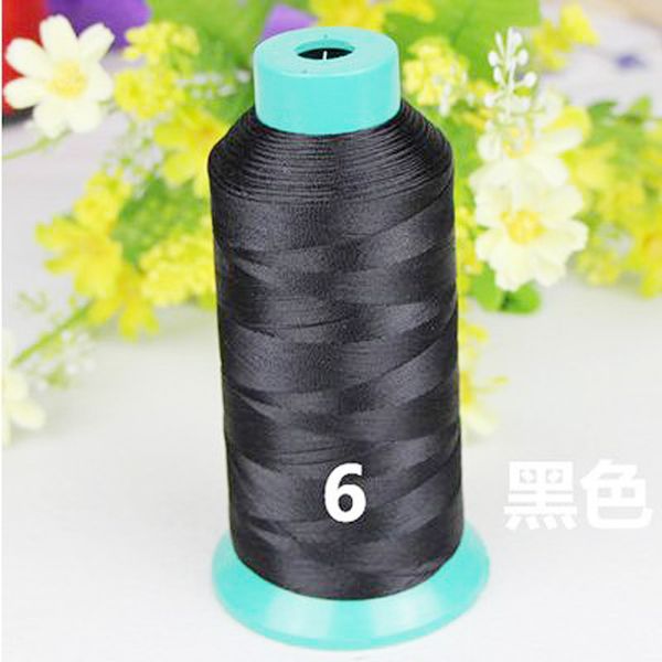 Hige tenacity nylon thick Black Shining sewing thread 2400 yards 210D Suitable for canvas, denim, curtains, sofa, shoes etc.