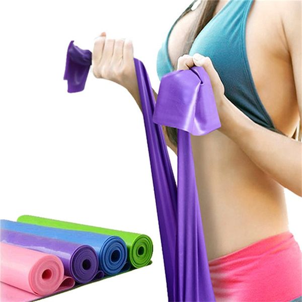 New Yoga Pilates Stretch Resistance Bands High Elastic Fitness Crossfit Exercise Equipment TPE Pulling Belts For Sports Favor