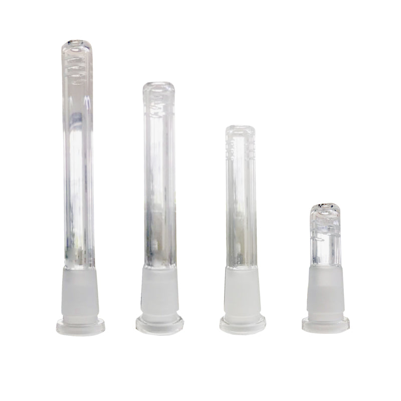 Chinafairprice P005 Smoking Pipe Tool Downstem Diffuser With 6 Cuts 6cm 8cm 10cm 12cm 14cm Down Stem For Dab Rig Glass Bong Bubbler