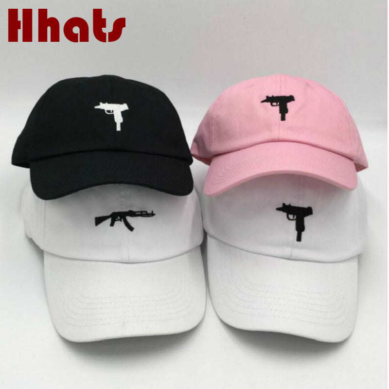 which in shower embroidery the rapper gun hat summer leisure 6 panel curve dad hat adjustable baseball cap snapback sun visor