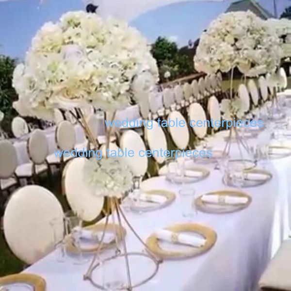 new decor style reversible trumpet mental iron vase tall flower stand wedding flower holder for party event r best0094