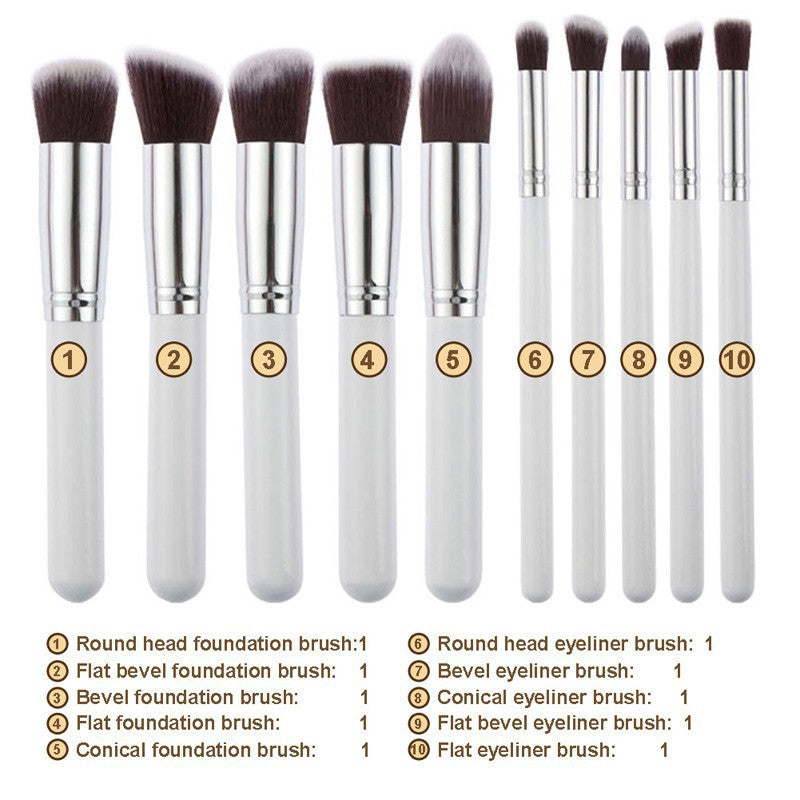 Professional makeup brushes set mini style 5 big + 5 small high quality make up tools cosmetics brushes kit DHL Free