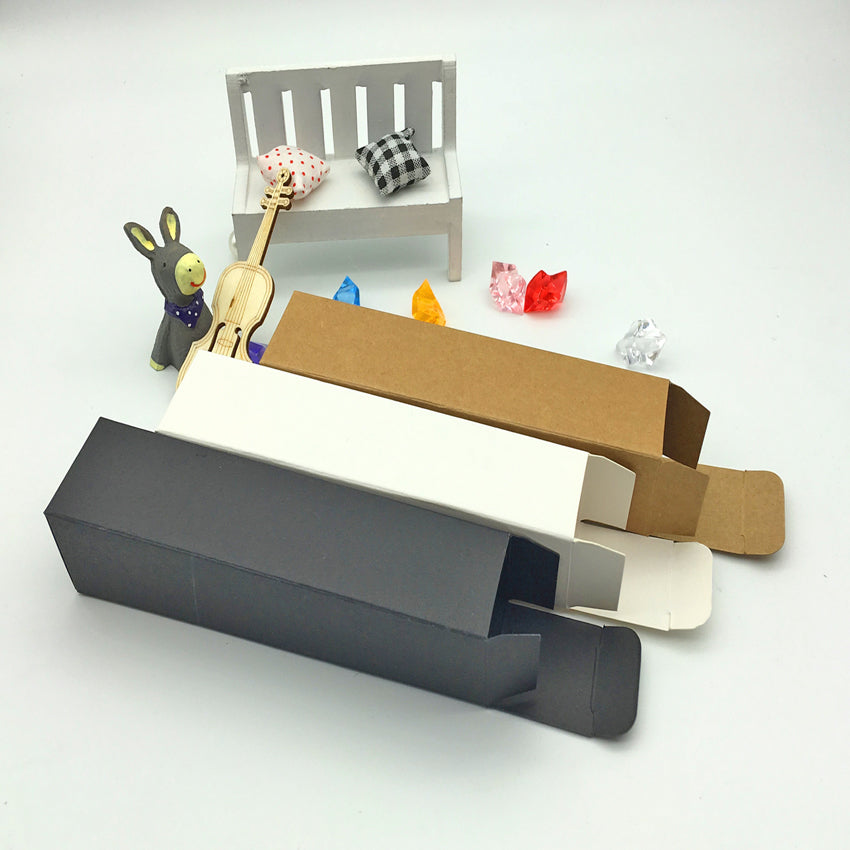 100pcs-lot 5 -10ml 24x24x103-18x18x105-17x17x120-27x27x140mm oil dropper DIY Lipstick Perfume tube Krat Paper packaging boxes