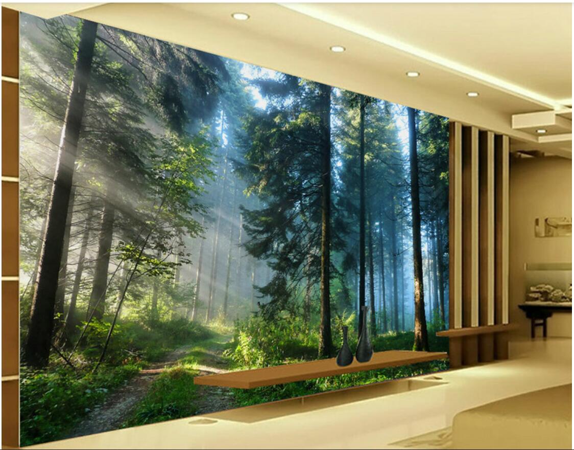 3d wallpaper custom photo Non-woven mural Cedar woods landscape TV background wall decoration muals wall paper for walls 3 d