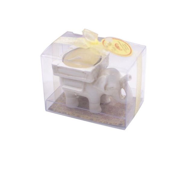 Fashion &quot;Lucky Elephant&quot; Resin Tea Light Candle Holder For Home Decor Wedding Favors Party Gift Supplies LX3558