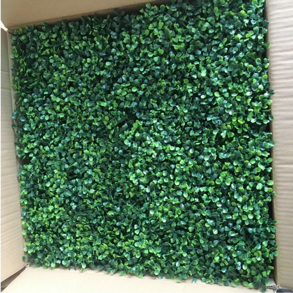50x50cm Artificial Grass plastic boxwood mat topiary tree Milan Grassfor garden,home ,wedding decoration Artificial Plants