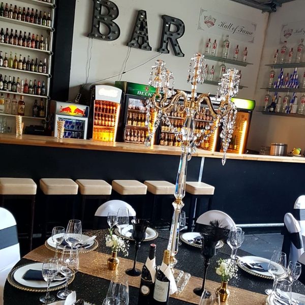 Acrylic Candelabras Crystal Candle holders 105 CM-41.3&quot; Height Marriage Candlesticks Wedding Table Centerpieces Home Hotel Bar Decor