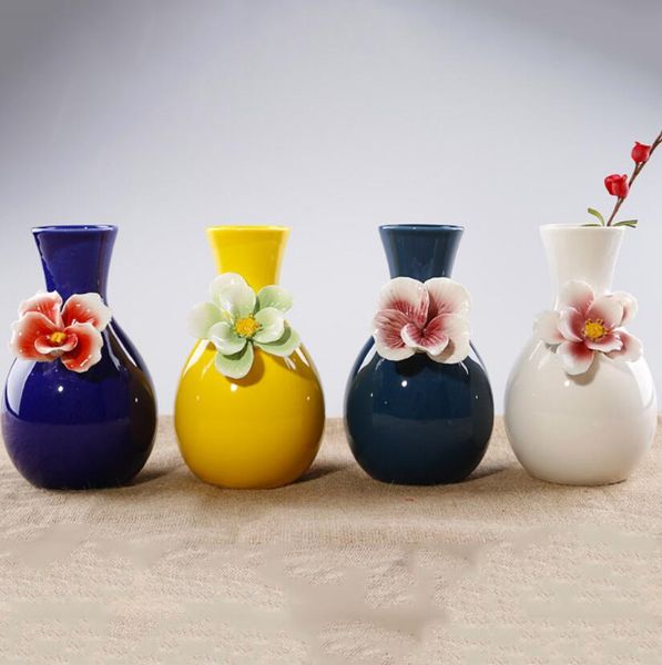 ceramic white glazed pots flowers vase designs home decor crafts room decoration ceramic garden ornament porcelain statue