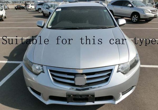 High quality Resin Fiber Front Grille Around Trim Racing Grills Trim For Honda Accord MK8 Spirior 2013