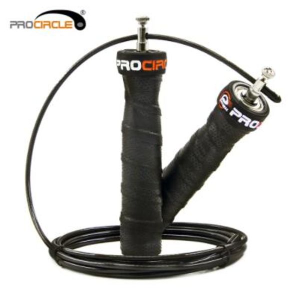 Speed Jump Rope Adjustable with Ball Bearing Anti-Slip Handle for Double Unders WOD MMA Boxing Training