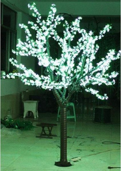 LED Cherry Blossom Tree Light 1248pcs LED Bulbs 2m Height 110-220VAC Seven Colors for Option Rainproof Outdoor Usage Drop Shipping