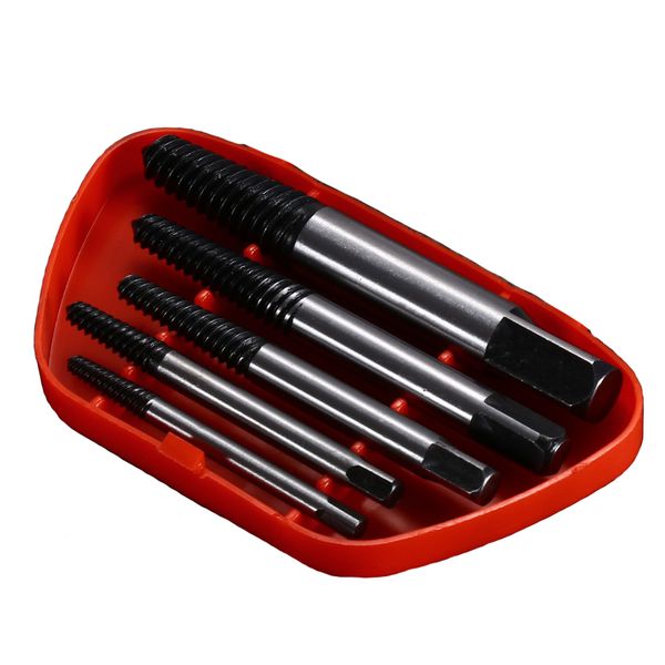 Freeshipping High Quality 5Pcs-lot Damaged Broken Screws Extractor Removal Tool Damaged Bolts Screws Drill Bits Screw Drivers