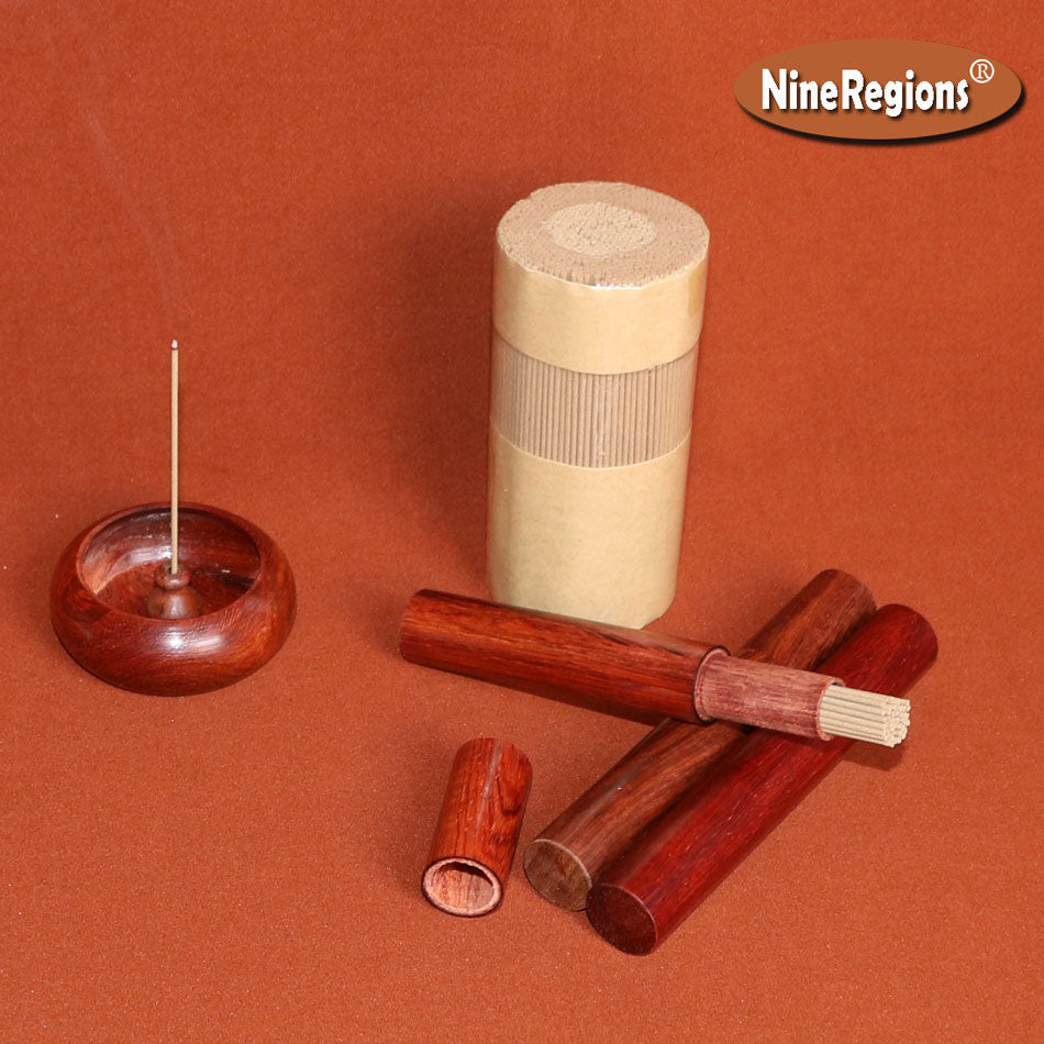 5g 45pcs high quality natural pure wild chinese Hainan agar stick incense with rosewood tube aloeswood oud wonderful scents