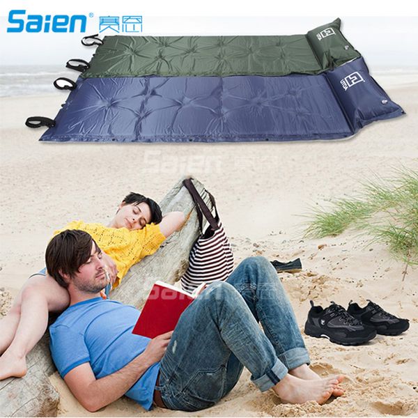 Camp Furniture Pillow Impermeável à prova d'água automática inflável e auto-inflacionamento e um colchão de tapete de ar de tenda para dormi