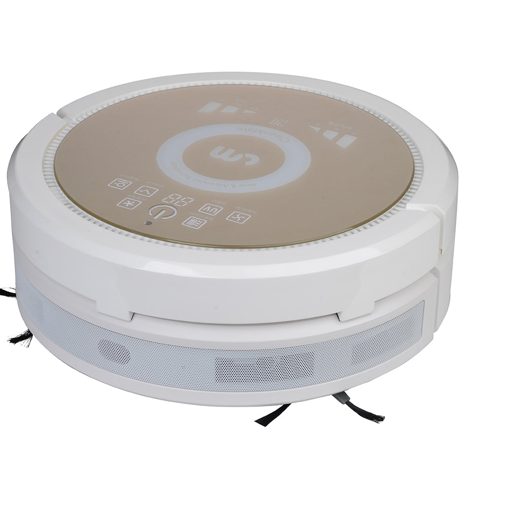 Only 2 in 1 AUTO floor cleaner UV sterilization air cleaner robotic vacuum cleaner QQ6K Cleanmate gold ultrasonic wave self-charge mini