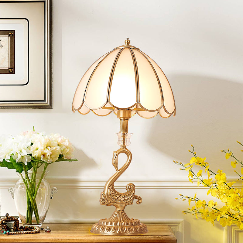 Conference Room All copper desk lamp European luxury Retro table lamps Entertainment Crystal table lighting bed light