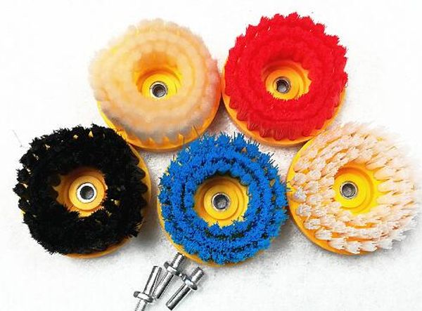 1SET Electric Drill Polishing Cleaning Brush Adaptor for Carpet Sofa Leather Plastic Wooden Furniture Kitchen Cleaning Tools OD 100mm