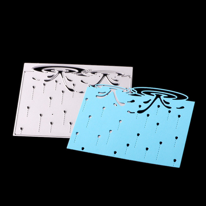 Metal Cutting dies Raining Water for Cards Scrapbooking and Paper Crafts Embossing folder DIY paper craft Machines