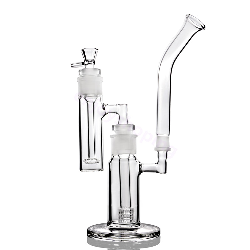 hookahs Build A Bong Removable Clear Recycler Bongs Birdcage Bent Neck with Ash Catcher Heady Glass Dab Rigs