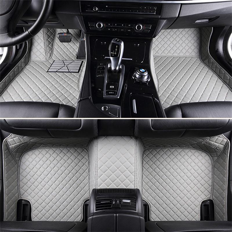 Custom Fit Car Floor Mats Specific Waterproof PU Leather For Vast of Car Model and Make Full set Mats F22