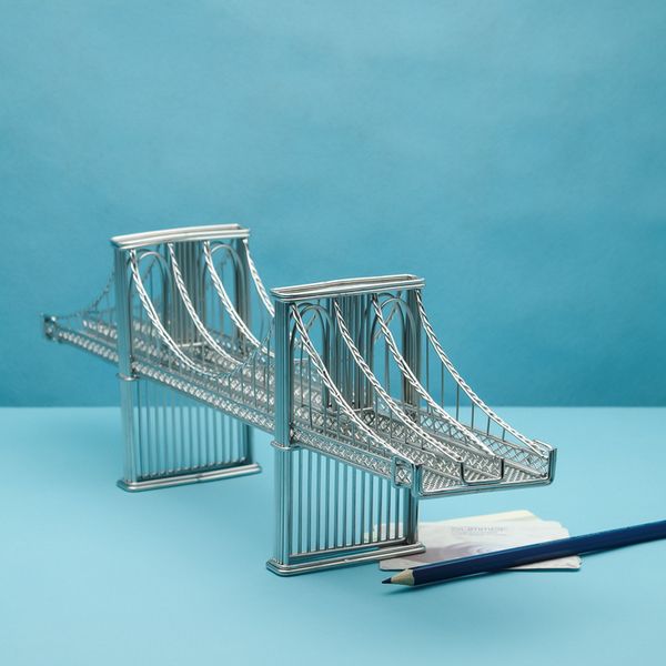 FREE SHIPMENT J46 BROOKLYN BRIDGE STATUES WIRE MODEL STAINLESS HAND-MADE ART CRAFTS WEDDING BIRTHDAY HOME GARDEN OFFICE GIFT PRESENT CUTE