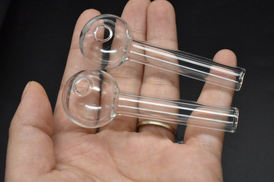 Cheap pipe Pyrex Thick Clear Glass Oil Burner Clear Glass Oil Burner Glass Tube Oil Burning Pipe dab nail somking pipes water pipes