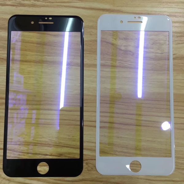 Purple Full Cover screen proteoctor For iPhone 6s 6 Plus 7 8 Plus Protective Glass For iPhone 8 7 6 Screen Protectors