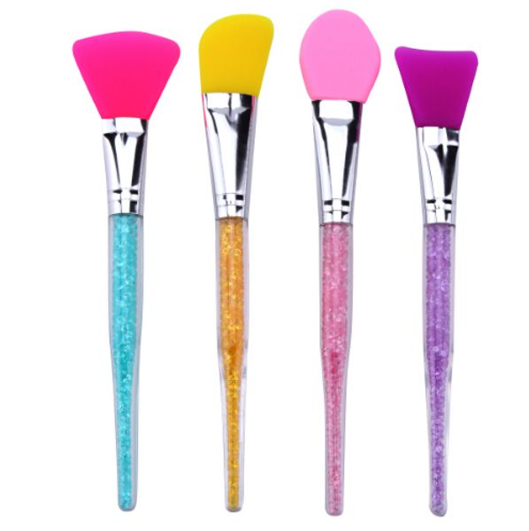 Silicone Rhinestone Makeup Brushes DIY Mask Brush Facial Eye Make Up Cream Blending Foundation Concealer Face Cosmetic Tool