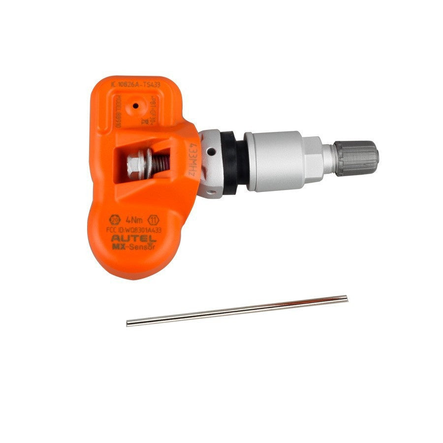 V4.09 Autel MX-Sensor 433MHZ Orange Color Universal Programmable TPMS Sensor Specially Built for Tire Pressure Sensor Replacement