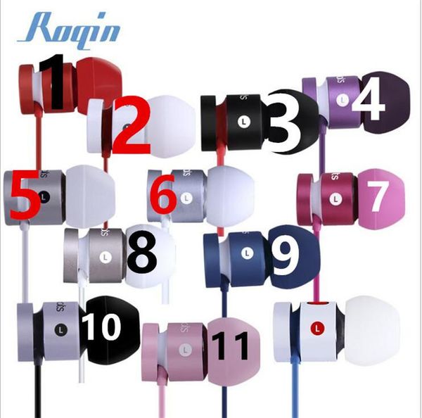 Factory Direct UR wired earphones 3.5mm in ear brand headphones great sound headsets with retail package 9 color in stock DHL free