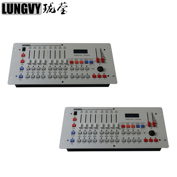 2pcs-lot 240 DMX Controller For Moving Head Beam Light DJ 512 DMX Console Equipment For Disco
