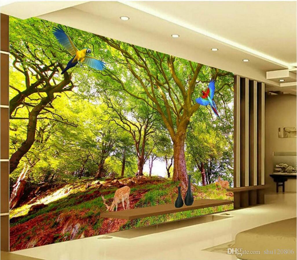 3d wall paper for living room custom photo Tree landscape 3D TV background wall home decor 3d wall murals wallpaper for walls 3 d
