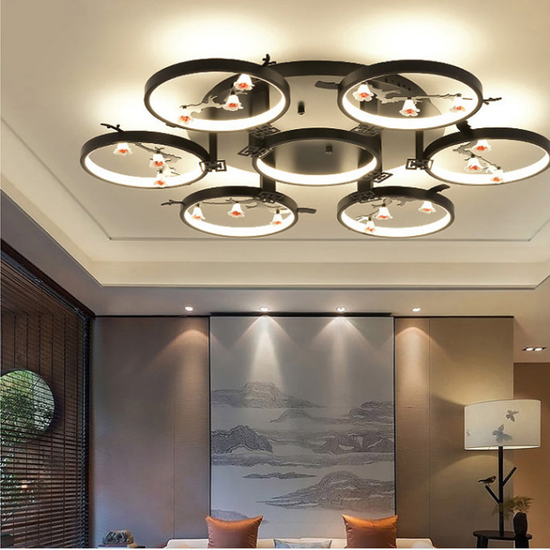 New Chinese Ceiling Lights Living Room Bedroom Modern led Lamp Restaurant Simple led Ceiling Light Fixture Atmosphere Household led Lighting