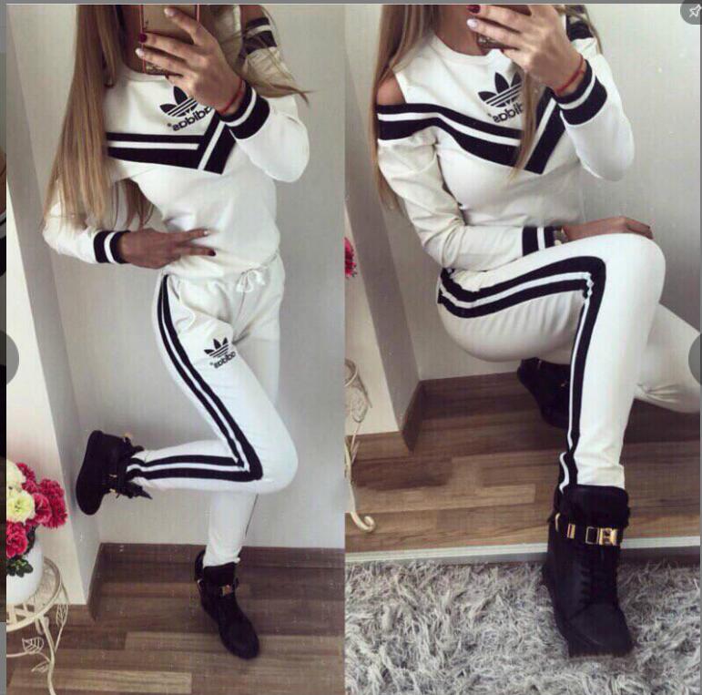 2018 tracksuit neo Women Sportswear Hoodies Print Sweatshirt + Pants Two-piece Set Women Jogging Sport Suit for Yoga wear