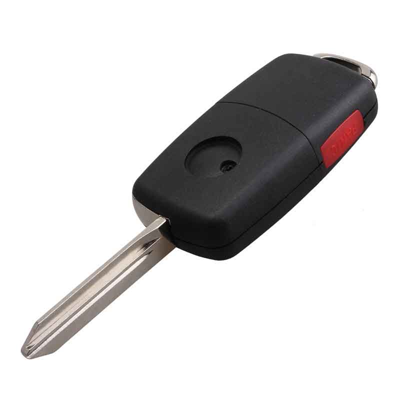 Remote Fob Folding Key Keyless Entry 315-433mhz Uncut for Ford Mustang CWTWB1U322 With ID63 80Bit chip