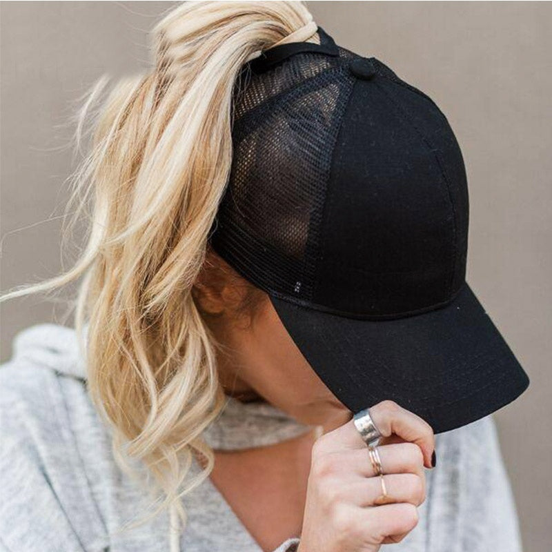 Fashion Women&#039;s 2018 Ponytail Baseball Cap Baseball Hat Snap backBaseball Hat hatsampcap Women&#039;s Fashion snapback hat Baseball Cap