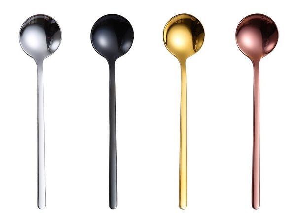 Mini Coffee Spoon Stainless Steel Tea Spoon Stirring Teaspoon Bar Restaurant Kitchen Supplies Party Utensil W7463