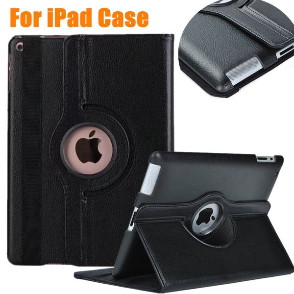 PU Leather Cover 360° Rotating Flip Stand Tablet Laptop Cases For Apple iPad Pro 9.7&quot; mini 2 3 4