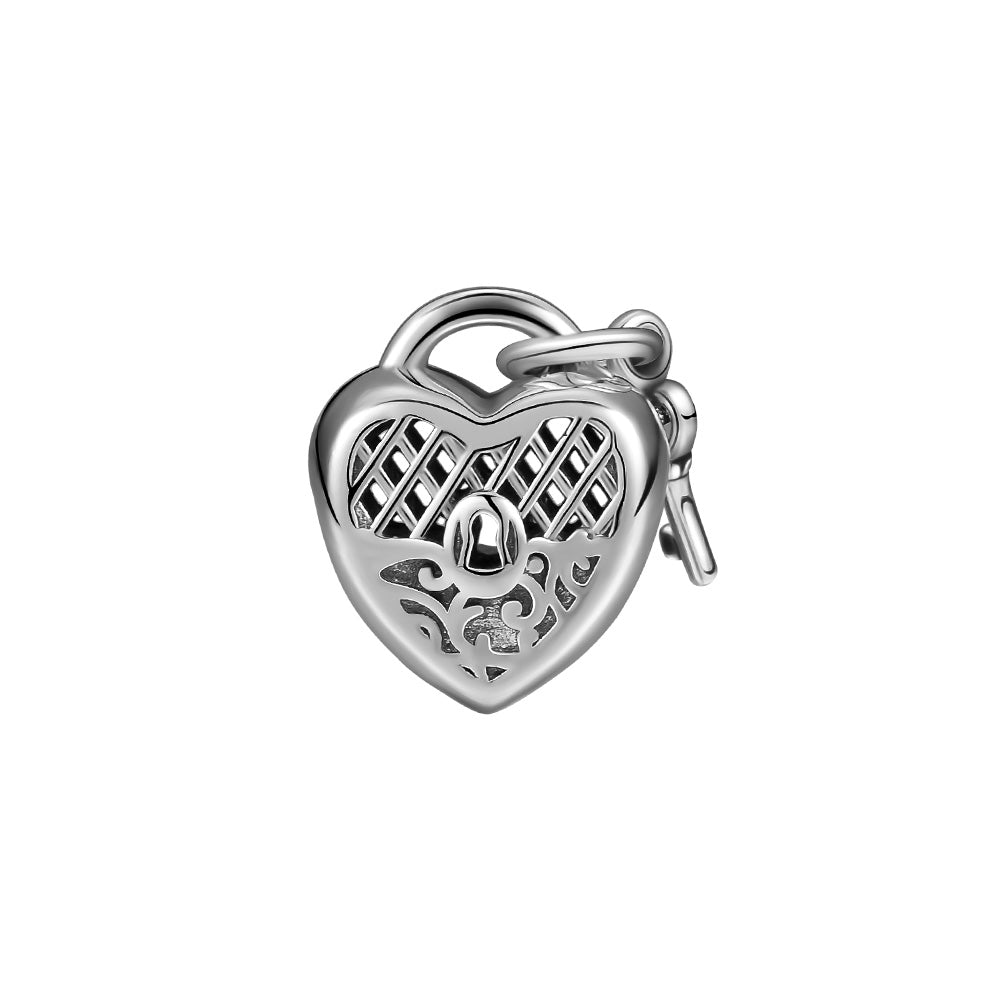 Pandulaso LOVE YOU LOCK CHARM Silver Beads For Jewelry Making Fit Chairms 925 Silver Bracelet & Bangle Fashion Jewelry Autumn Collection