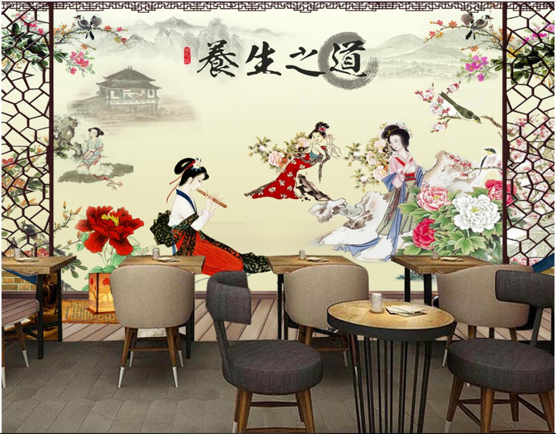 3d wallpaper custom photo mural TCM health care wallpaper physiotherapy massage massage murals wallpaper 3d landscape wall tapestry 3d