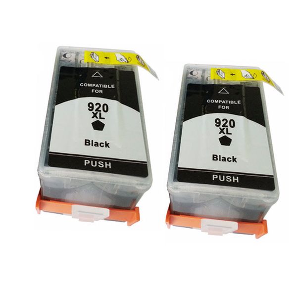 2PK 920XL ink cartridge 920 XL Black For HP 920XL Officejet 6000 6500 6500a 7000 7500a