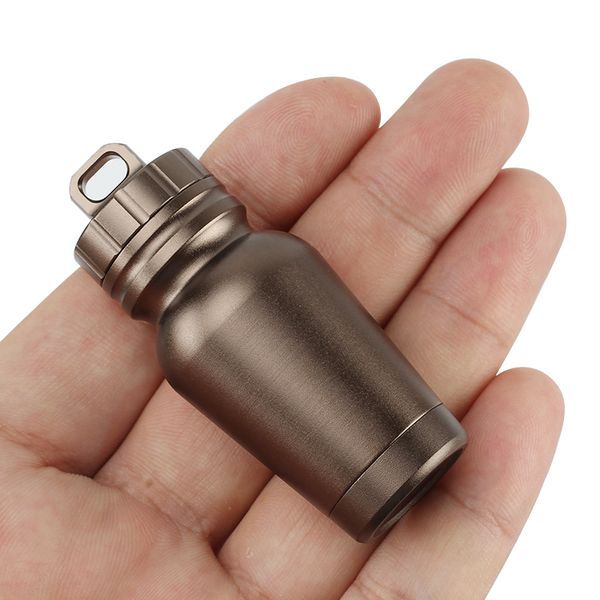 Portable Aluminum Alloy Waterproof Emergency Canister Seal Bottle First Aid Can Outdoor Camping EDC Tool SC130