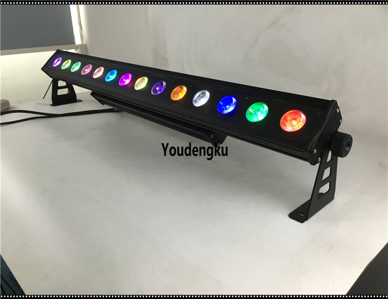 2 pieces 14 lens cob led wall washer 30W 3in1 rgb led dmx 512 wall washer cob led pixel bar for stage event bar waterproof ip65