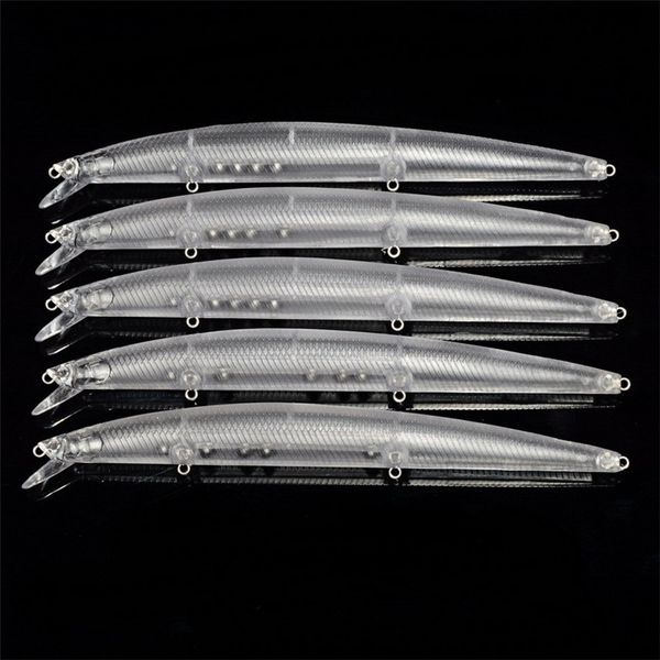 Unpainted Plastic Blank Body Fishing lure 19cm 19.8g Short Lip Deep Diving wobbler swimming baits