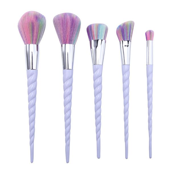 Makeup Brushes New Makeup Brush Set Professional Foundation Eyeshadow Powder Makeup Brush Set Tools 5pcs set Free Shipping CL250118