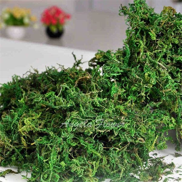 Artificial moss Green moss decorative plants vase artificial turf silk Flower accessories for flowerpot decorations supply