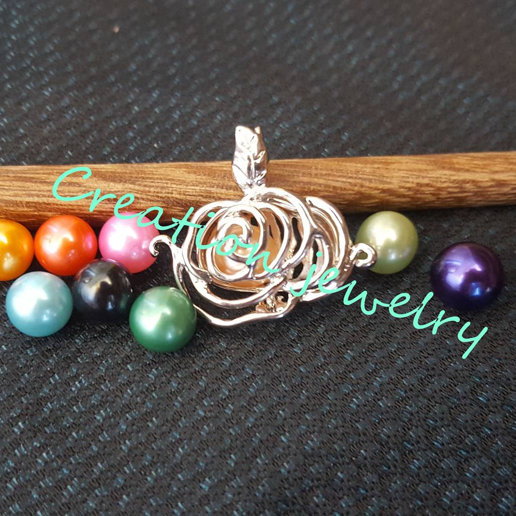 Hot Selling Cage Locket Clip Gem Beads frog Pendant Jewelry Findings,Essential Oil Diffuser Locket,Bracelet Charms DIY Necklace Charms